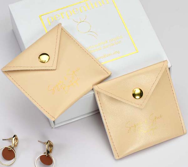 Custom Leather Jewelry Bag 