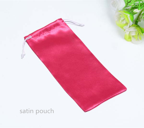 satin fabric pouch