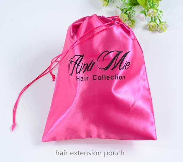 satin bag for hair extension 