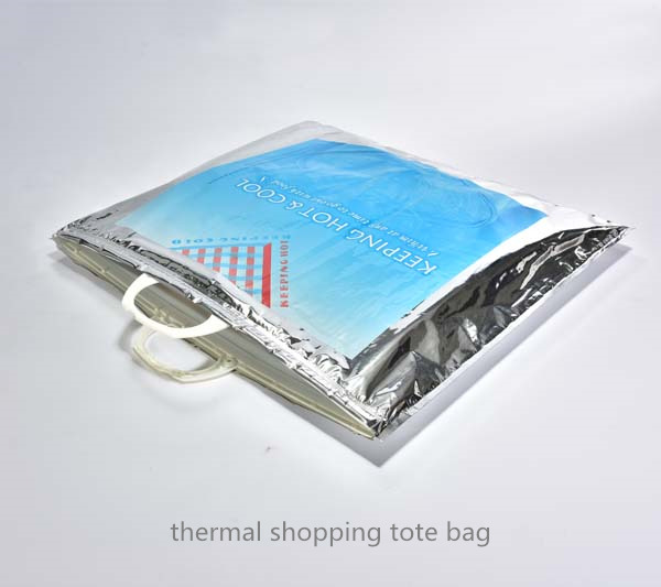 thermal shopping tote bag
