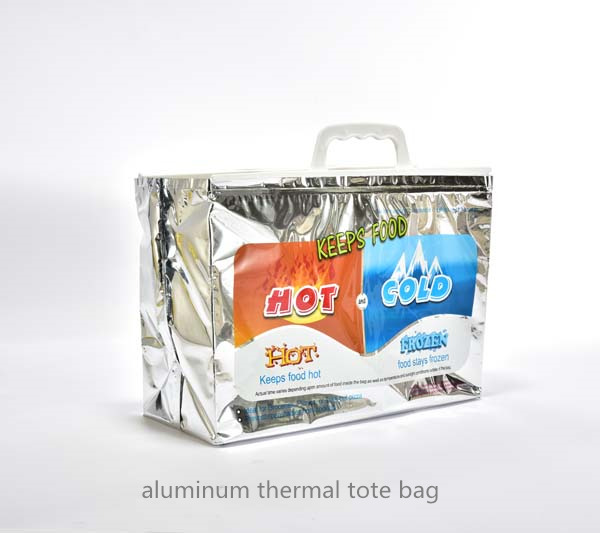 aluminum thermal tote bag