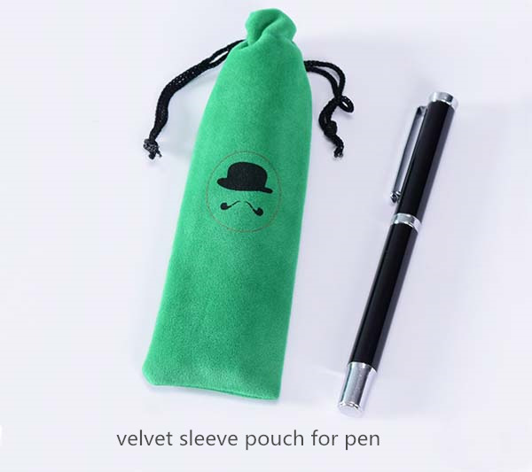 velvet sleeve pouch for pen