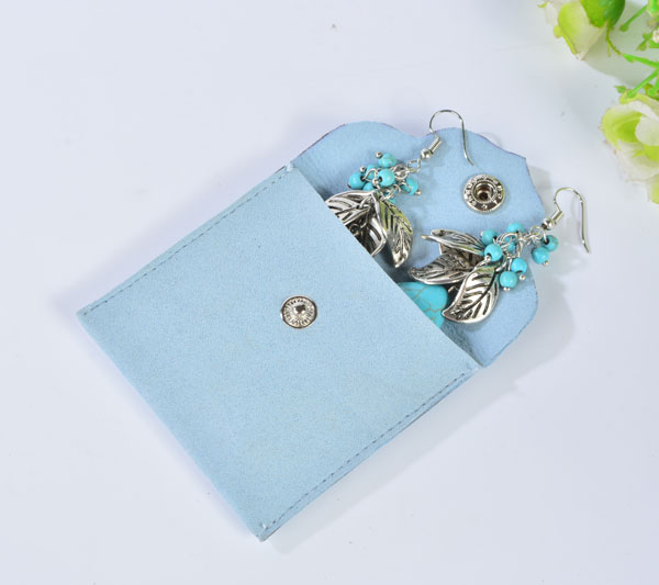 customize microfiber jewelry button bag from Wuhan Eco Faith Packing Co.,Ltd