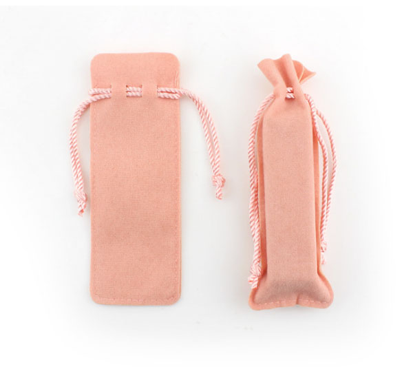 pink velvet bag for lipsticks 