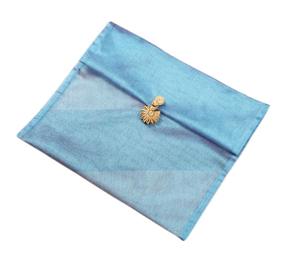 blue organza bag for cheongsam