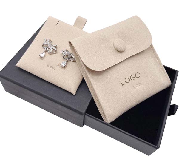 Microfiber Jewelry Pouch and Jewelry Display Holder