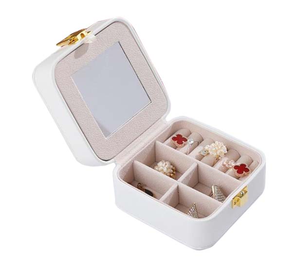 White Jewelry Storage Case