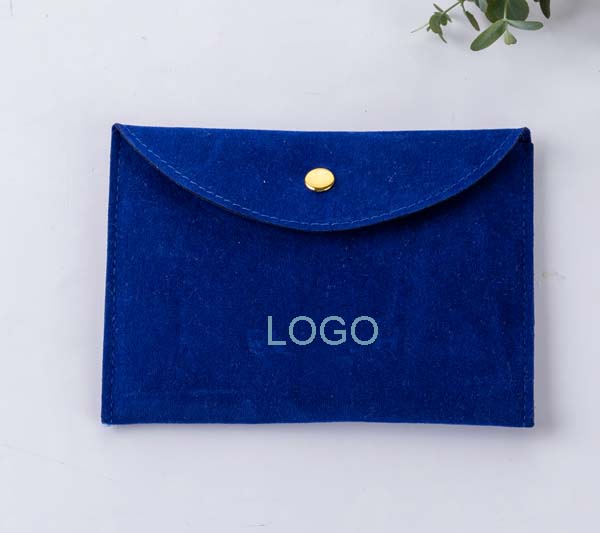 Blue Velvet Gift Bags with Square Bottom