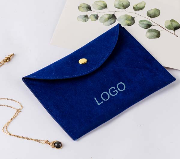 Blue Velvet Gift Bags with Square Bottom