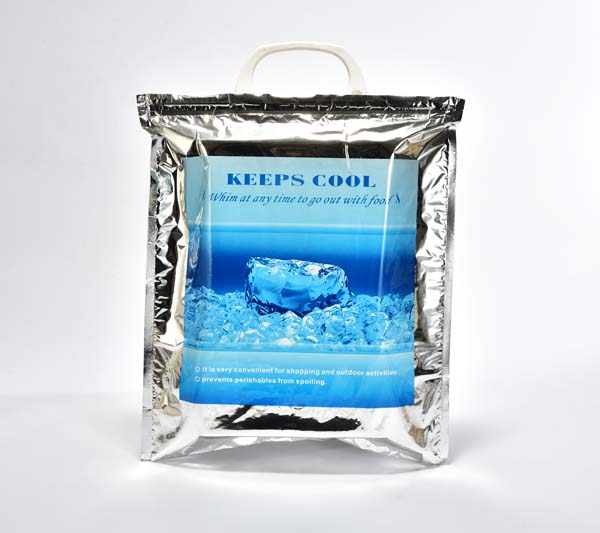 thermal bag with plastic handle 